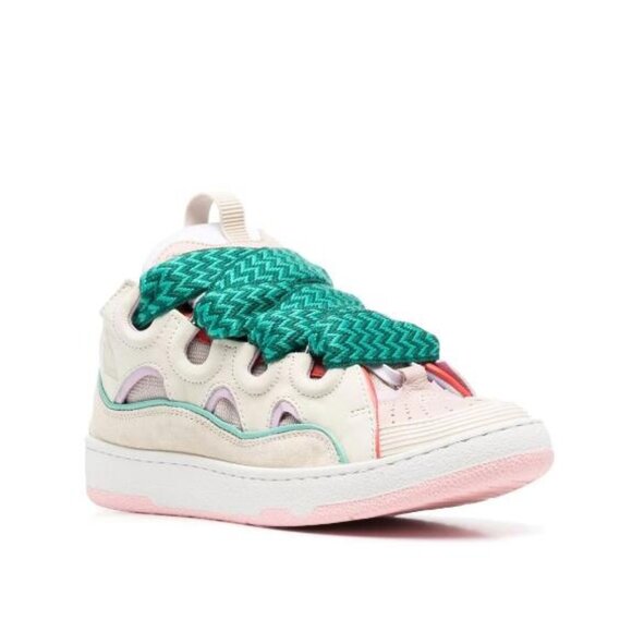 BNWT SS22 LANVIN CURB LACE UP SNEAKERS 40 - Picture 9 of 11